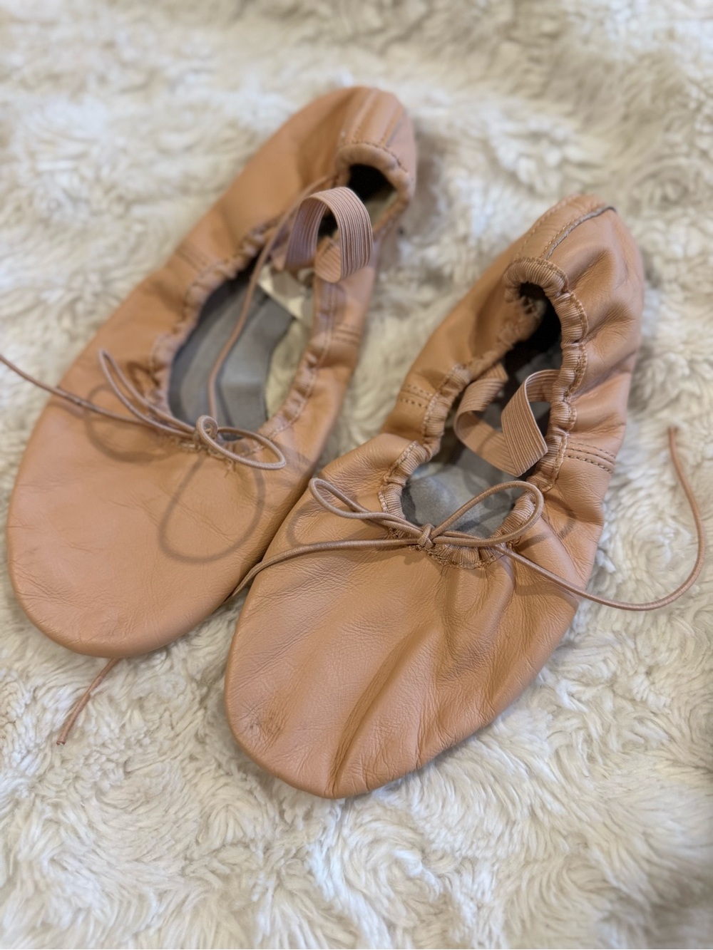Ballet Slipper In light pink- Child size 6.5. By Dance Revolution